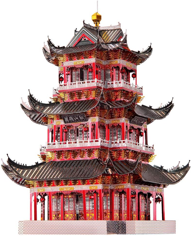 Piececool 3D Metal Puzzles, The Pawn Shop Chinese Traditional Architecture  Building Models Kit to Build for Adults Brain Teaser Puzzle Toys Gift Home