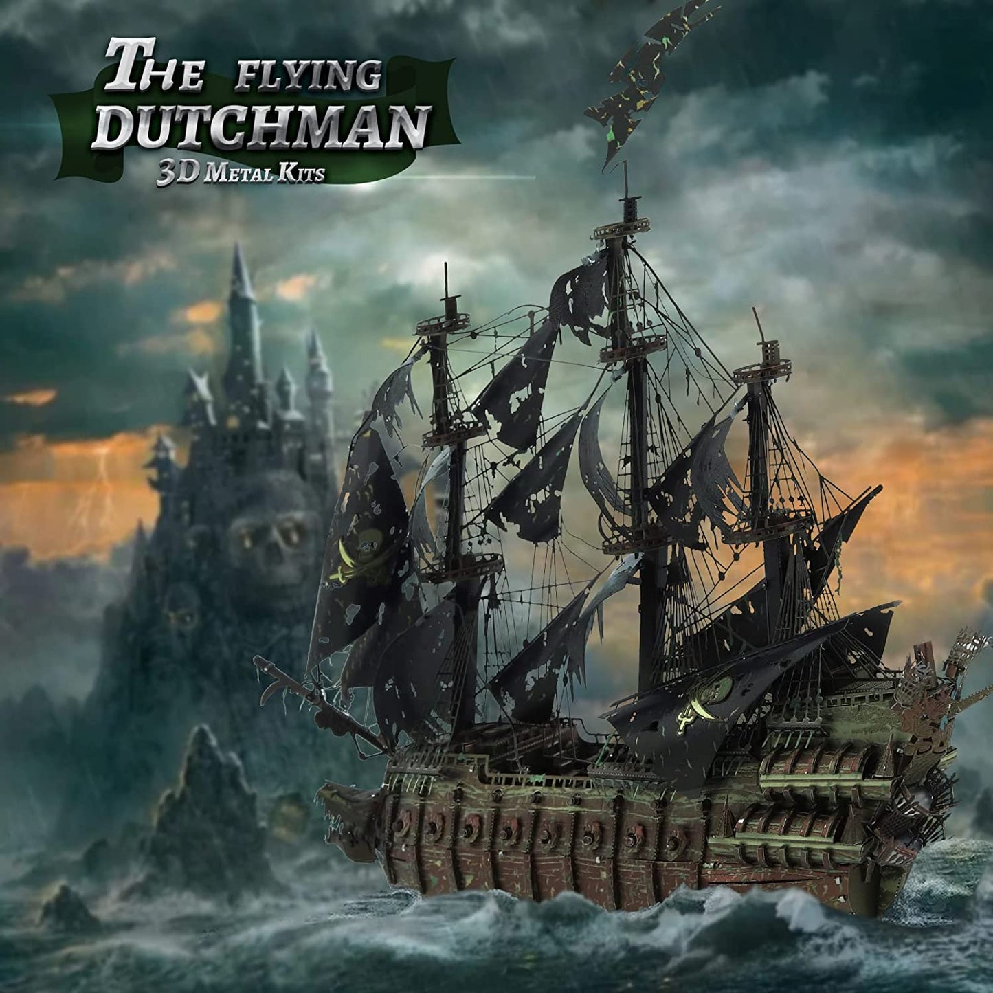 Piececool Flying Dutchman Pirate Ship Model Kits