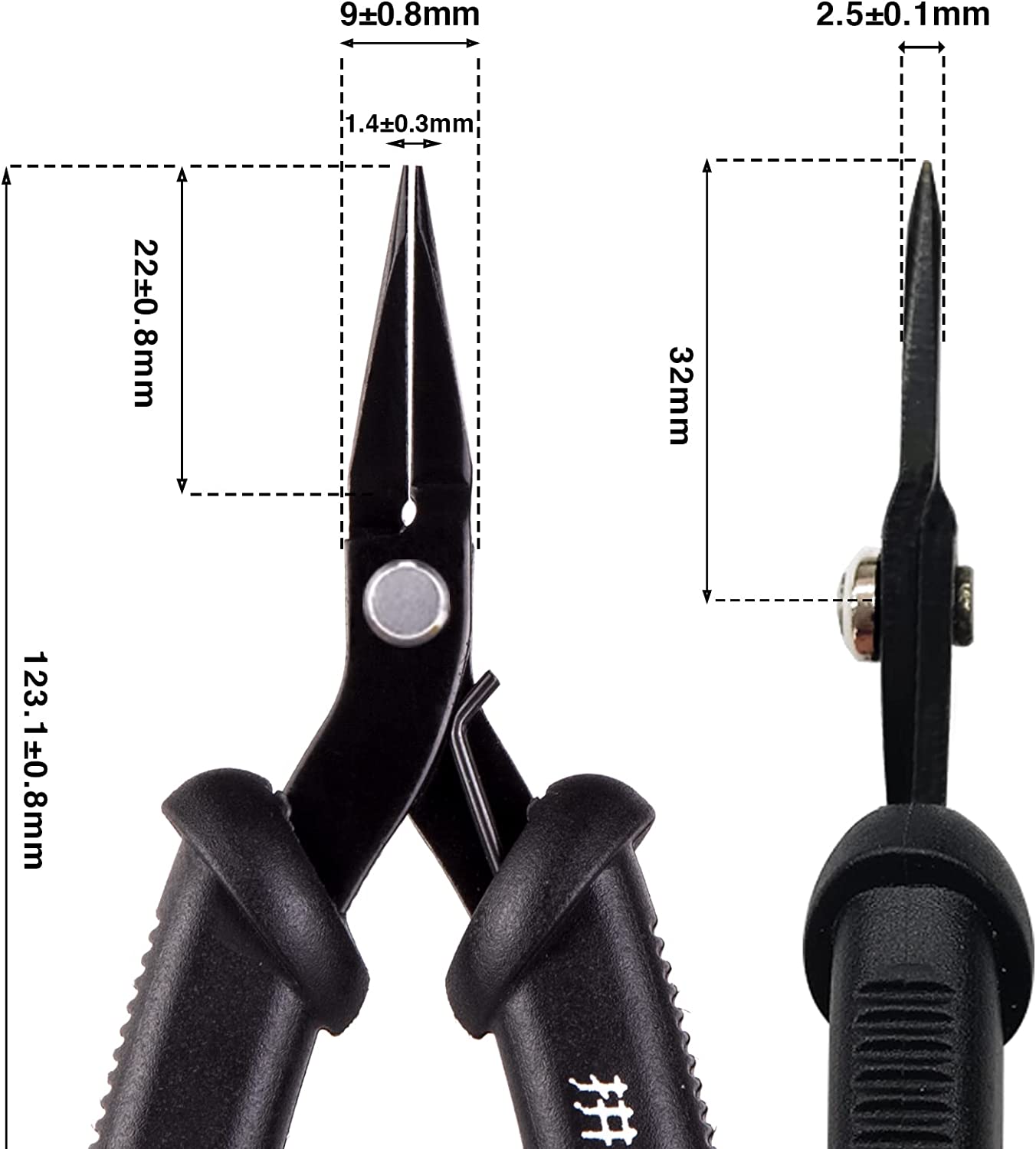 Piececool Metal Earth Tools Set, 2pcs/Set Professional Clipper and Needle Nose Pliers for Metal Puzzles Assembling Cutting and Bending Tools Kit