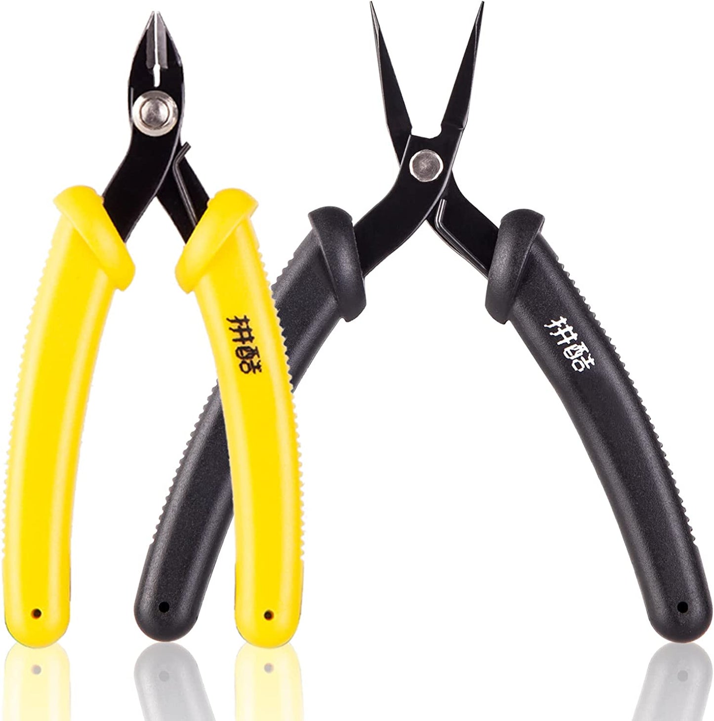 Piececool Metal Earth Tools Set, 2pcs/Set Professional Clipper and Needle Nose Pliers for Metal Puzzles Assembling Cutting and Bending Tools Kit