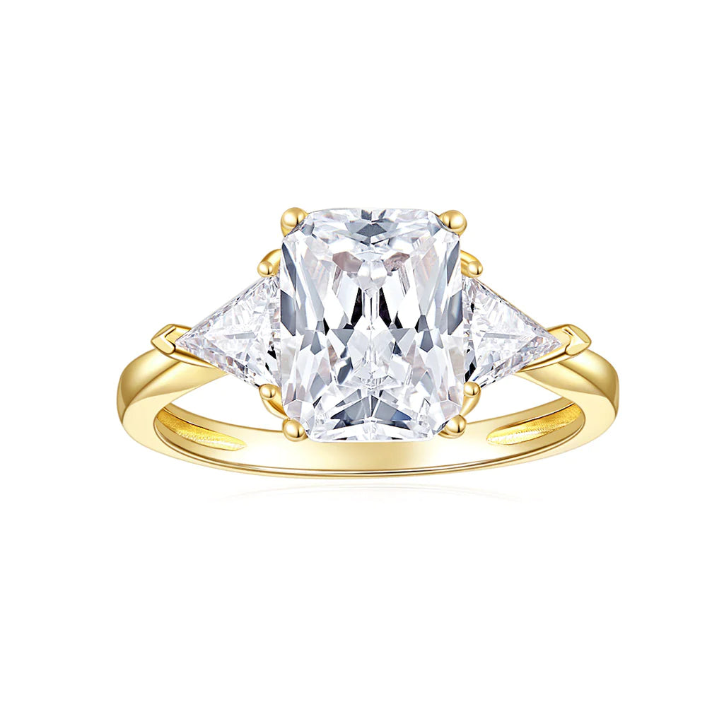 Classic Solitaire Moissanite Engagement Ring 2ct 2.6mm Band Width DEW Color