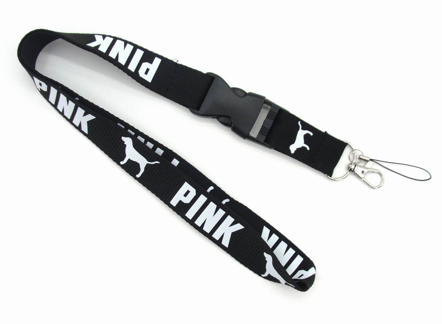 25MM Wide Best Factory directly sale ! Hot Fashion Clothing Lanyard Detachable Under Keychain for Cell Phone
