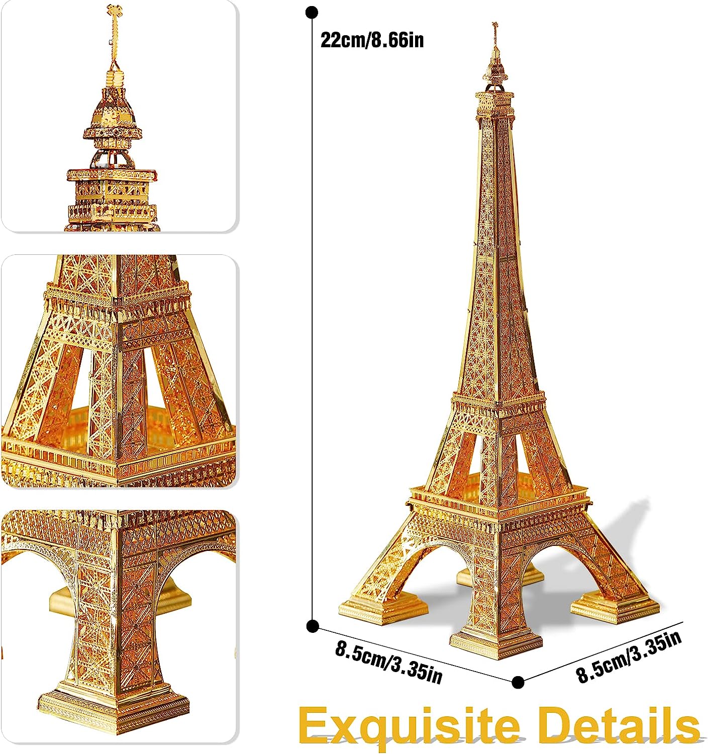 Piececool Upgraded Eiffel Tower Architecture Building Kits