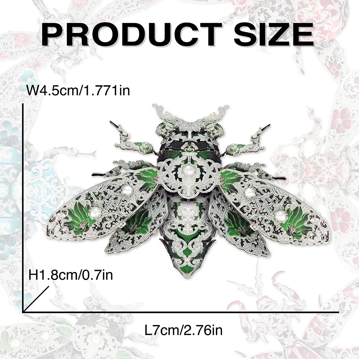 Piececool Cicada 3D Model Building Kits Insect Themed Animal