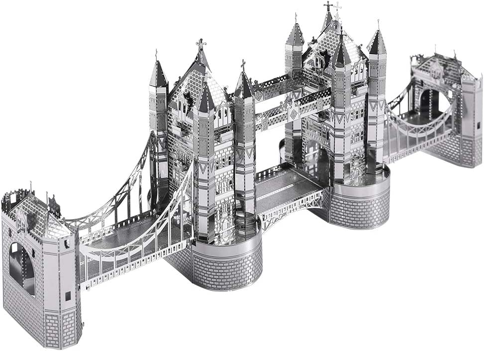 Piececool London Tower Bridge Metal Models Kit, 65pcs