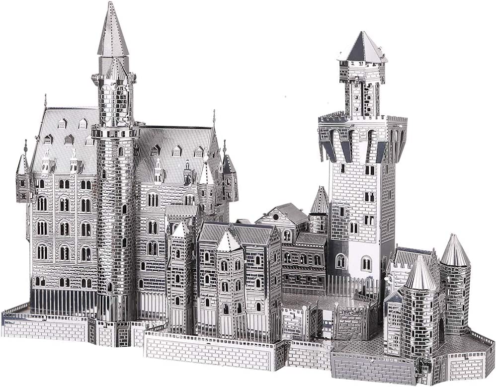 Piececool 3D Metal Puzzle Neuschwanstein Castle Architecture Building Kits