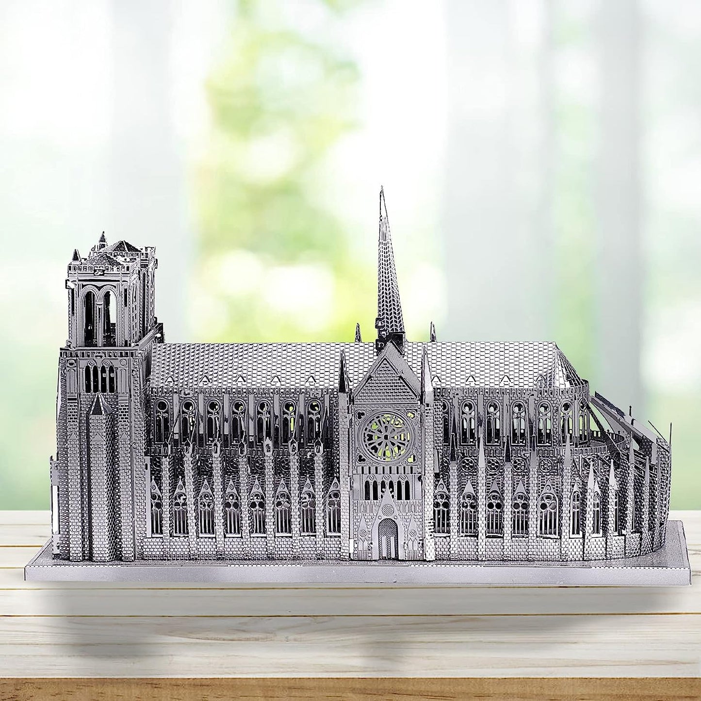 Piececool 3D Metal Puzzle for Adults, Notre Dame De Paris Church Metal Model Kit