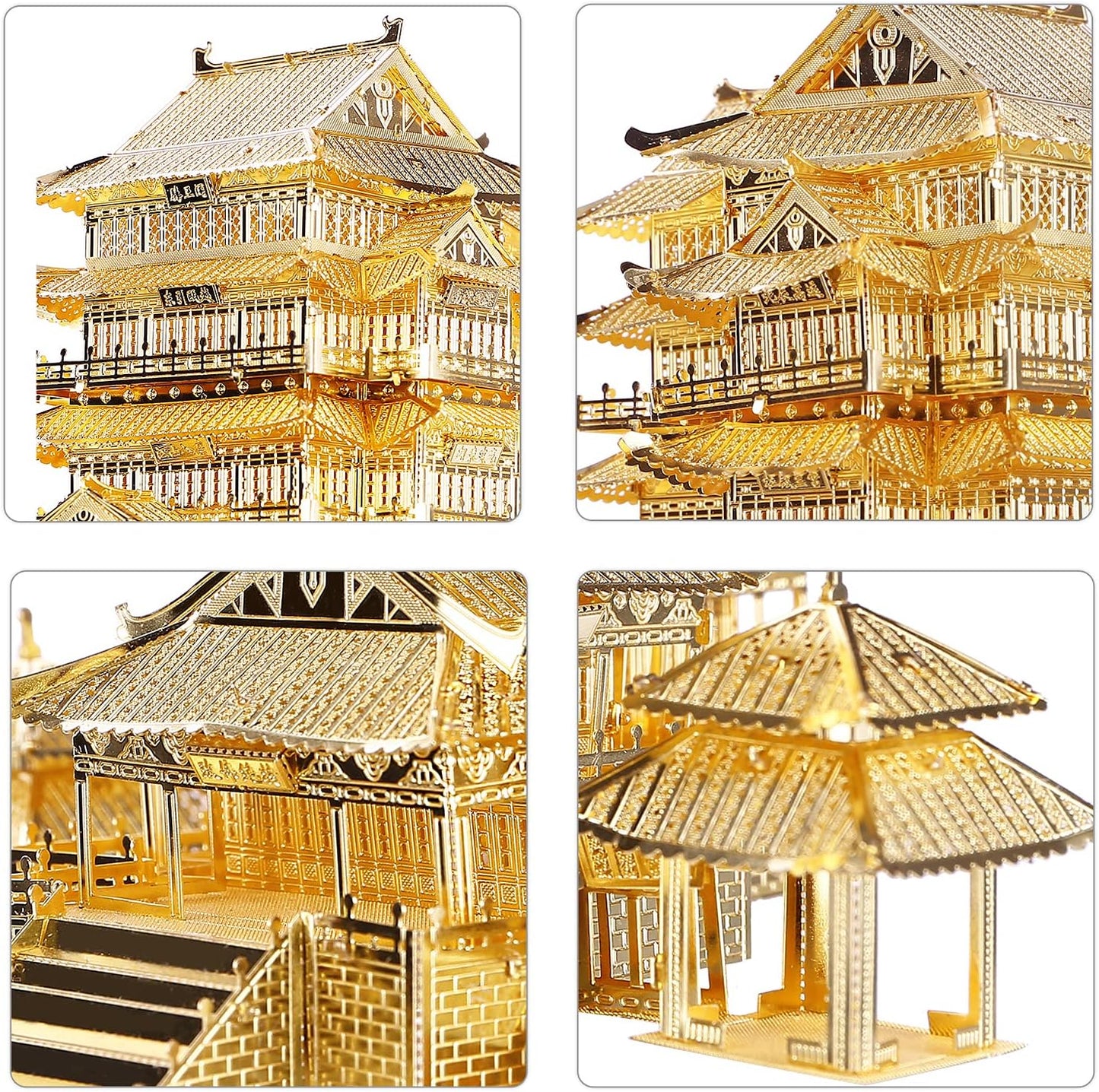 Piececool Tengwang Pavilion Chinese Famous Architecture, 106 Pcs