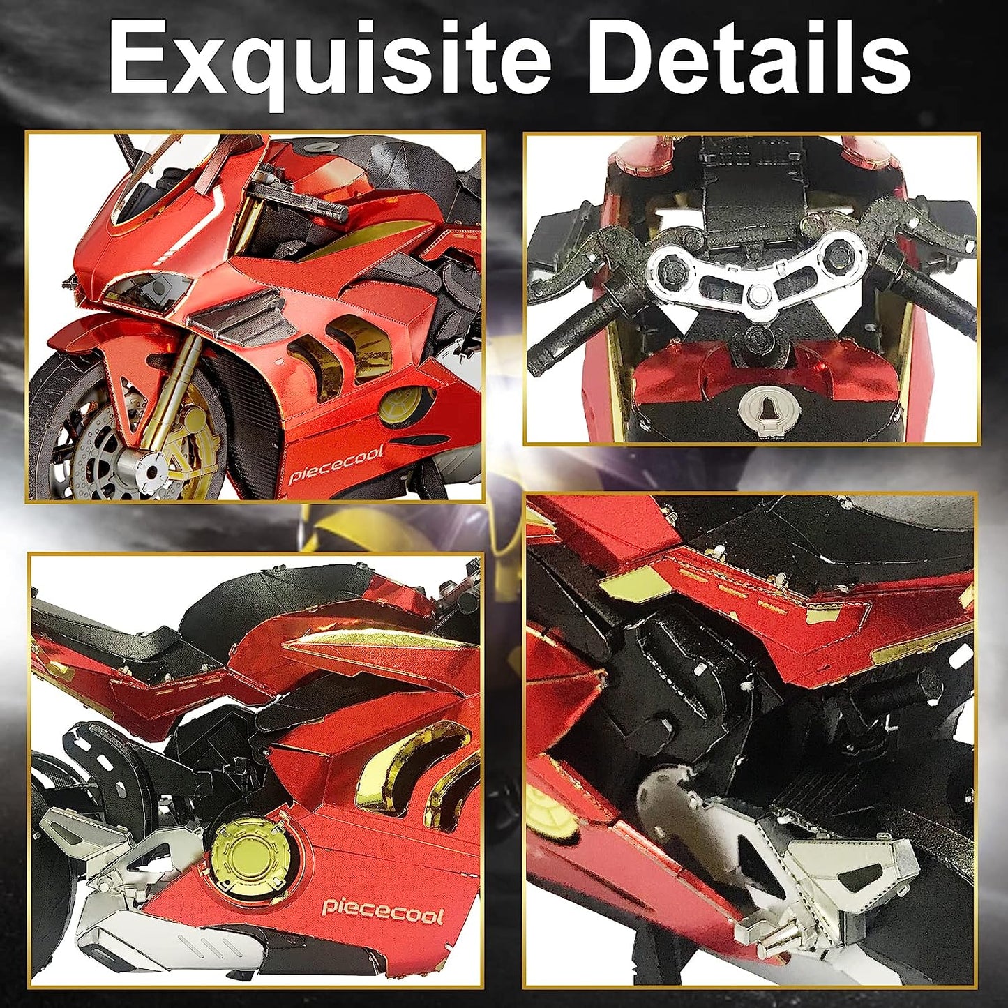 Piececool Motorcycle Model Car Kits to Build for Adults, Best Birthday Gifts