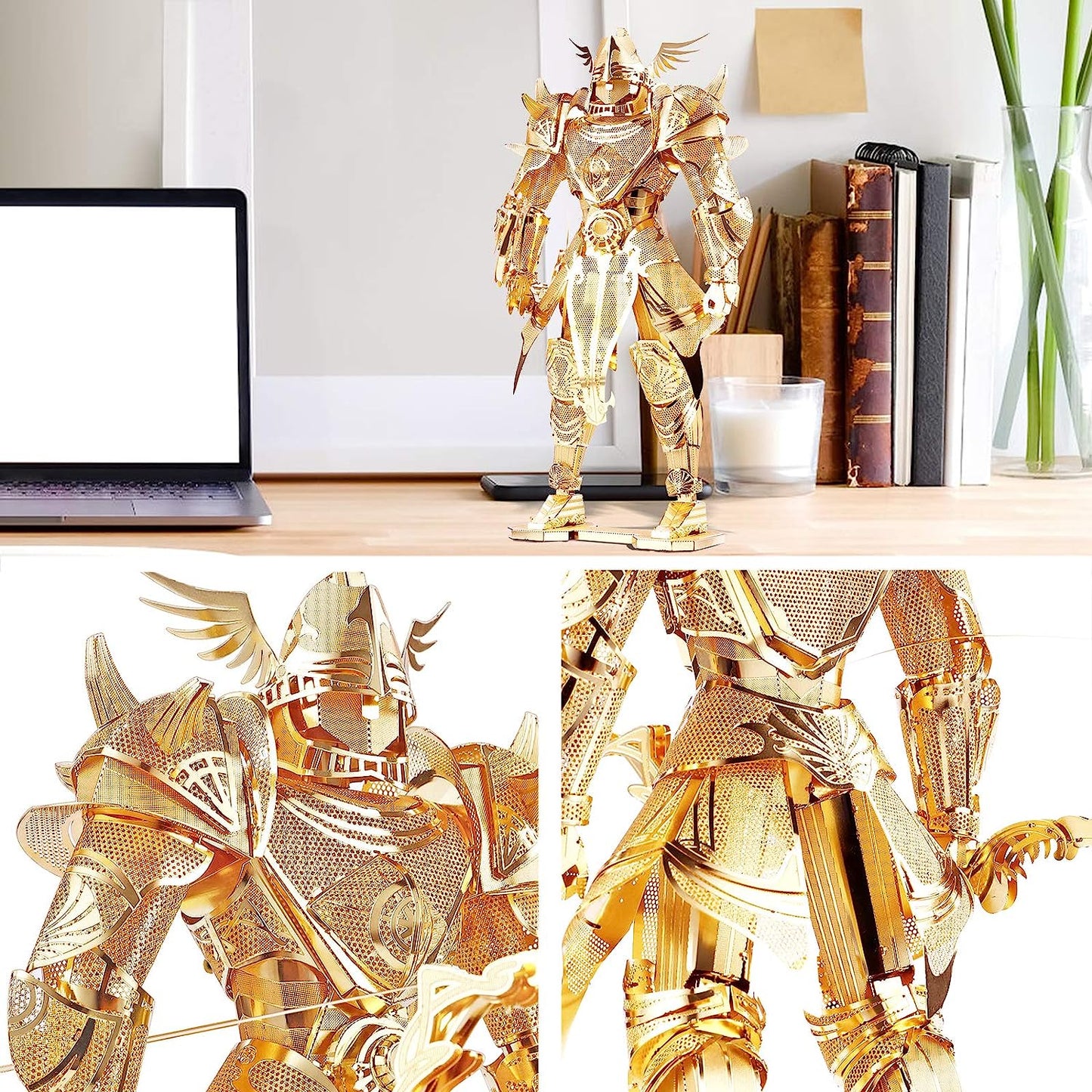 Piececool Metal Earth 3D Figure Mecha Model Kits-Knight of Firmament, 134 Pcs