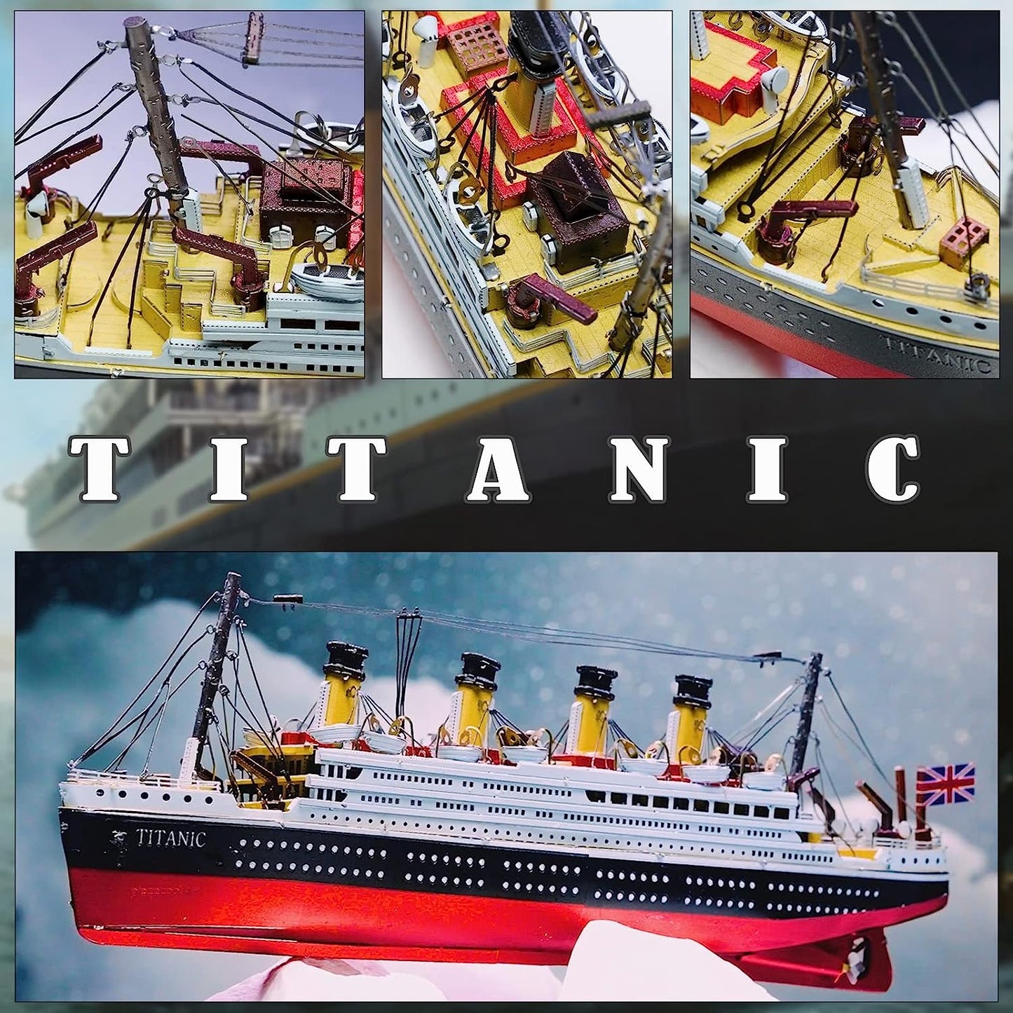 Piececool Titanic Metal Ship Model Building Kits