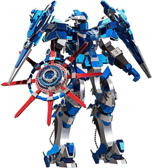 Piececool Mecha Model Kits, Magnetic Blue Armor Figure Model