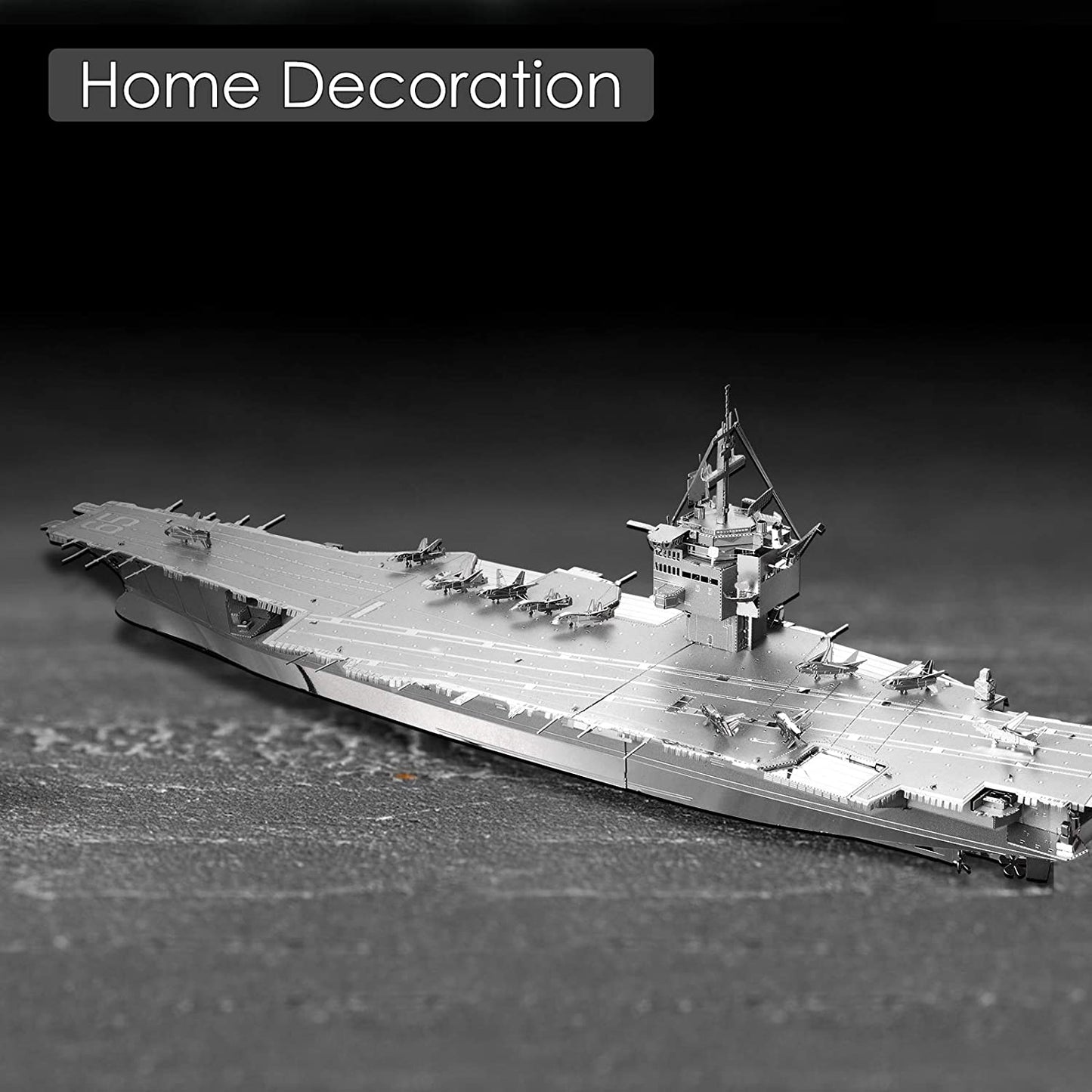 Piececool Metal Earth USS Enterprise CVN-65 Battleship, 130 Pcs