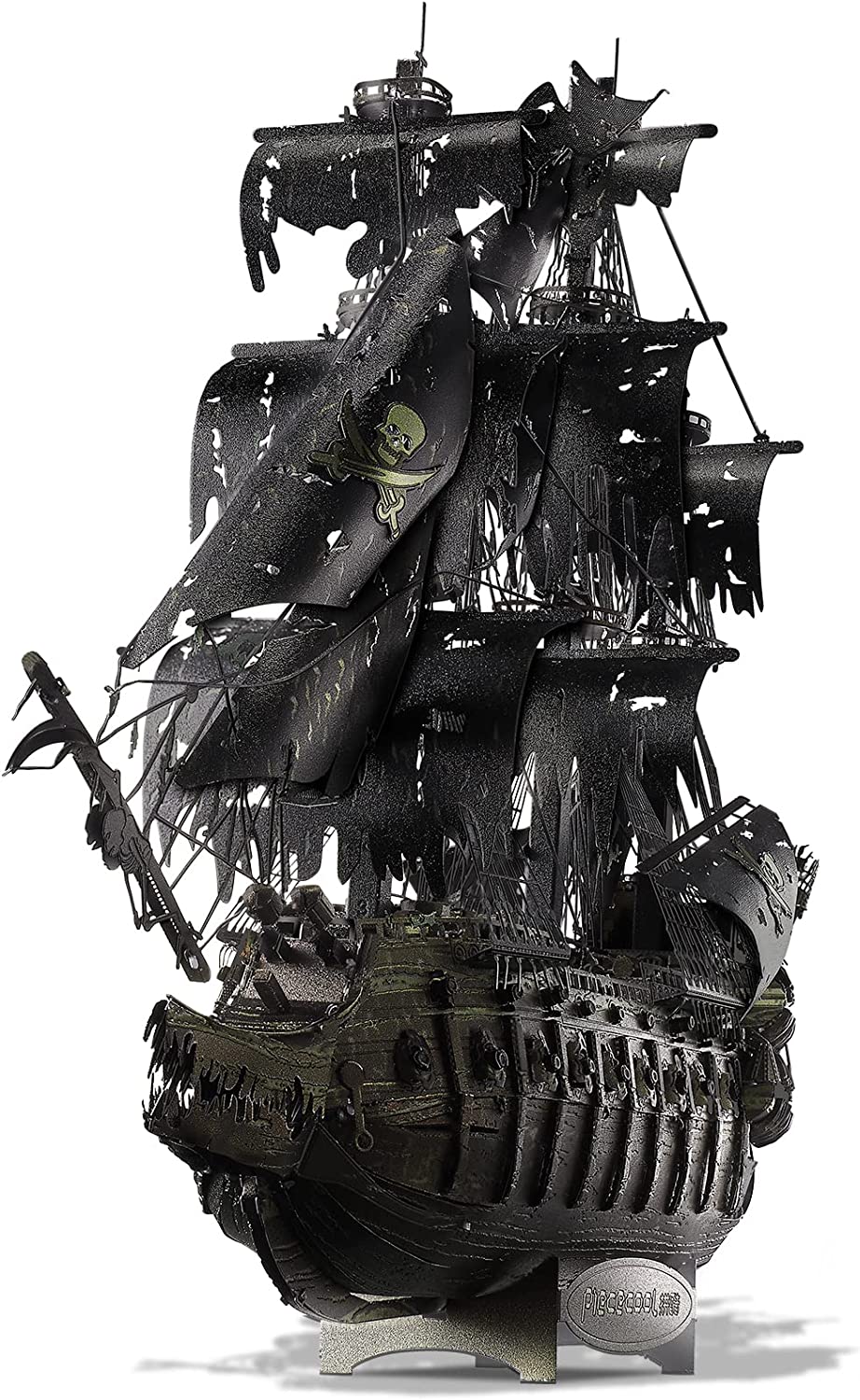 Piececool Metal Earth Flying Dutchman Model Ship Silver