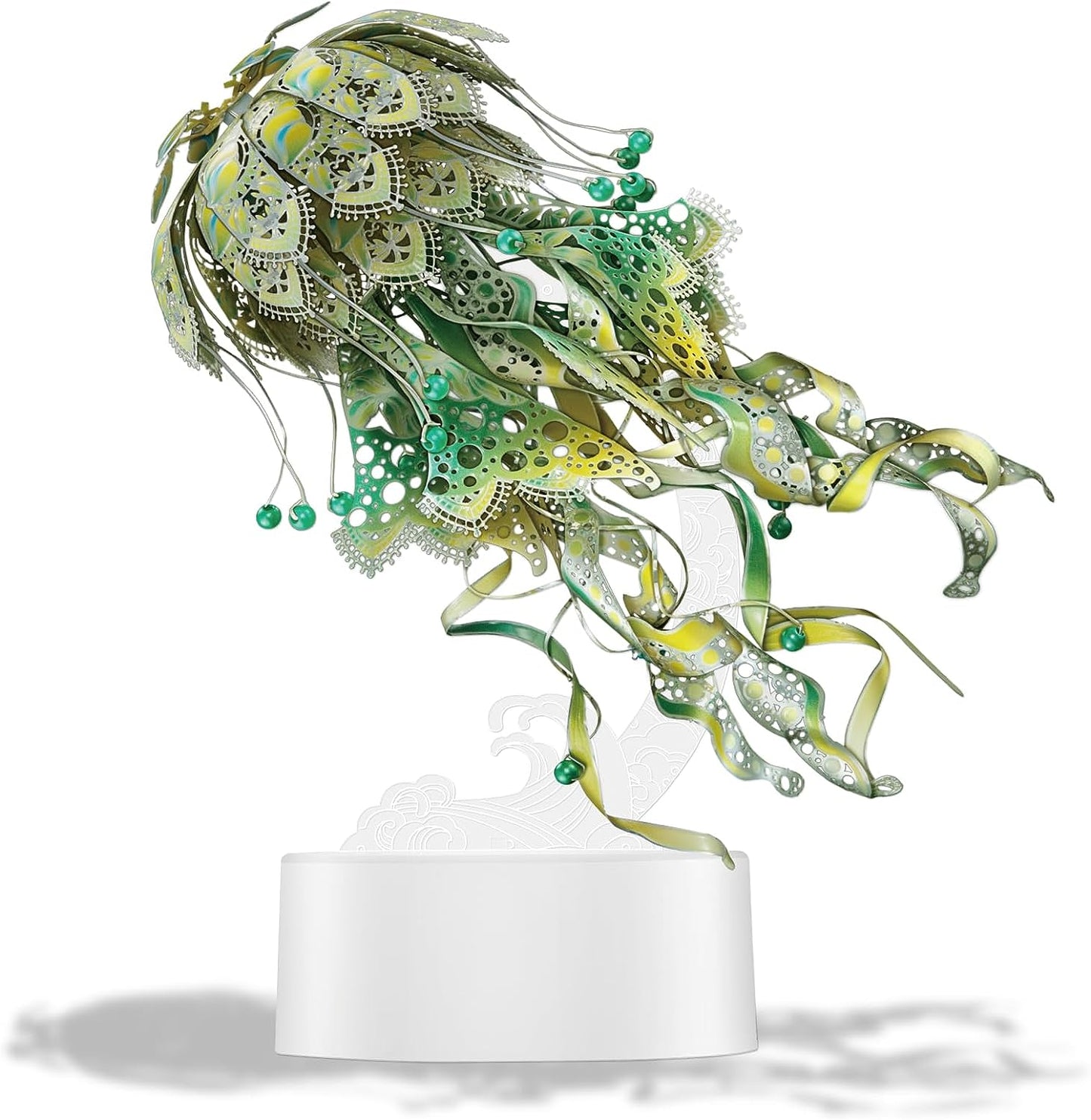 Piececool 3D Metal Puzzles for Adults - Marine Organism Jellyfish Night Light